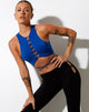 Image de Giwta Crop Top en Lycra Cobalt