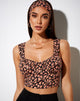 Image de la veste Gladis Crop Top in Autumn Blossom