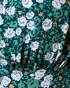 Champ floral vert