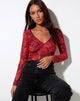 Image de Glaster Crop Top in Rough Rose
