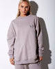 Image de Glo Sweatshirt in Mushroom with LA Embro