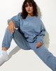 Image de Glo Sweatshirt en bleu poudre Memories Embro
