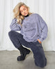Image de Glo Sweatshirt in Charcoal Wash Angelo Embro