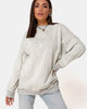 Image de Glo Sweatshirt en écru avec broderie papillon
