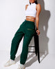 Image de Basta Jogger en vert bouteille avec Take Care Of Yourself Embro
