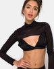 Image de Gola Top in Sheer Mesh Black