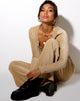 Image de Obeli Trouser in Velvet Rib Tan