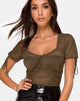 Image de Guinevre Top in Olive Net