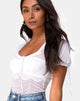 Image de Guinevre Top in White Net