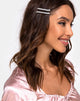Image de l'ensemble de pinces à cheveux en perles en argent