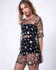 Image de Harlow Robe en filet pailleté Star Child