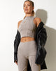 Image de Helvy Crop Top en Lycra Oat Milk