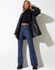 image de Herly Flare Trouser in Flower Garden Blue