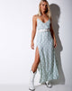 Image de Hime Maxi Dress in Sage Daisy