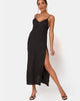 Image de la robe Hime en satin Cheetah Black