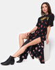Image de Hime Maxi Dress in Soi Rose Black and Red