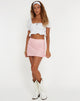 Image de la mini-jupe Ima en vichy rose