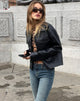 Image de la veste Gadar en PU noir