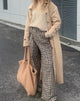 Image de Yeva Trouser in 40s Check Tan