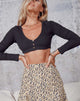 Image de Gato Crop Top in Rib Black