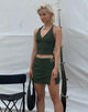 Image de la mini-jupe Salma en olive