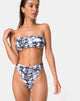 Image de Izarla Bikini Tube Top in Cherub Grey