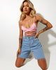 Image de Jamaria Bralette Top in Baby Pink