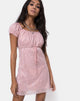 Image de la robe Janette en dentelle rose