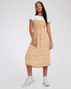 image de Jayko Midi Dress in Ditsy Tangerine