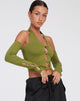 Image de Jayne Crop Top in Khaki