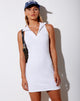 Image de Jeeta Mini Dress in Rib White