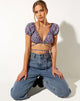 Image de Jiena Crop Top in Lilac Blossom