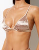 Image de Joella Triangle Bra in Satin Rose Gold