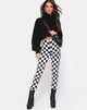 Image de Jolim Trouser in Checker Board Medium B/W