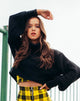 Image de Nizer High Neck Jumper in Black