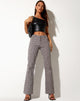 Image de Jopan Flare Trouser in Retro Tile