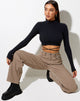 Image de Jorja Crop Top in Rib Black