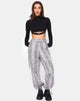 Image de marque de Jubie Cargo Trouser in Charles Check Grey