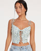 image de Kali Cami Top in Pretty Petal Green