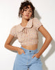 Image de Kamiko Top in 70s Prairie Girl Floral