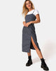Image de Kaoya Robe à carreaux vert noir