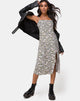 Image de Kaoya Midi Dress in Floral Field Olive