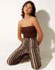 Image de Karen Bandeau Top in Knit Chocolate