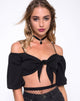 Image de Kavon Crop Top in Black