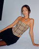 Image de Kayashi Corset Top in Blue Yellow Check
