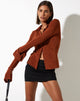 Image de Chemise Keani en crêpe brun