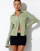 IMAGE DE Chemise Keani en crêpe vert seafoam