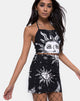 Image de Kimmy Bodycon Skirt in Oversize Sun Moon and Stars
