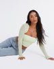 image de Kouna Crop Top in Shadow Lime