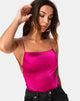 Image de Koza Bodice en satin Magenta